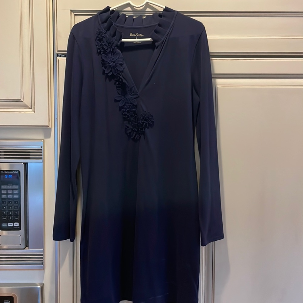 NWOT lilly Pulitzer navy dress size large